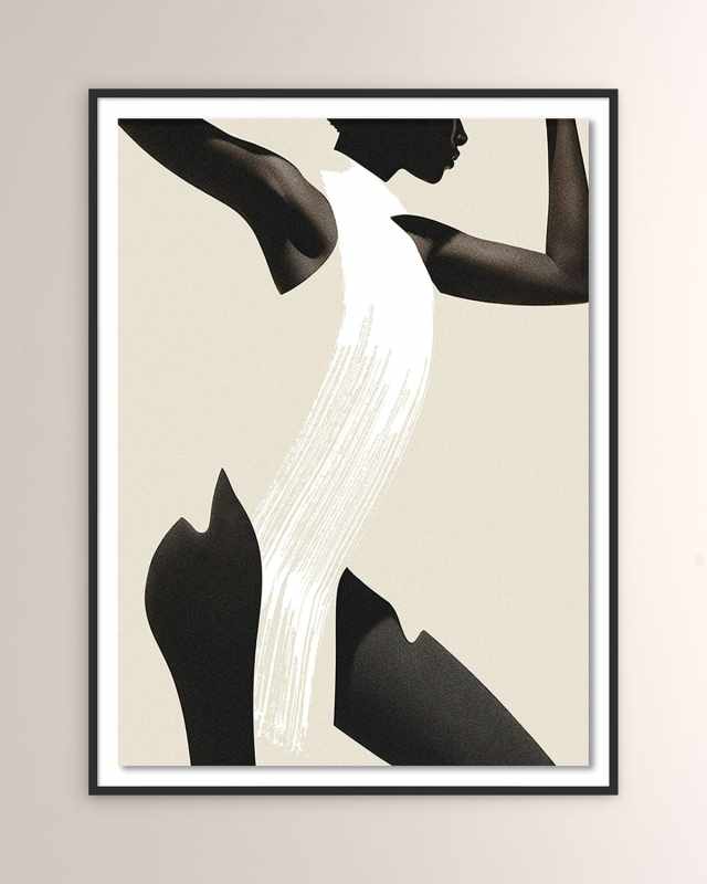 "Dancing II" Framed Giclee by Coup D'Esprit